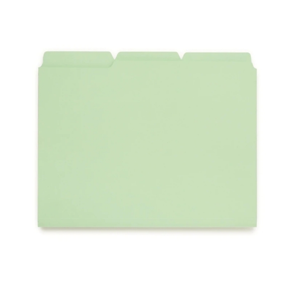 Shorthand Office New Mint Green File Folders Poshmark